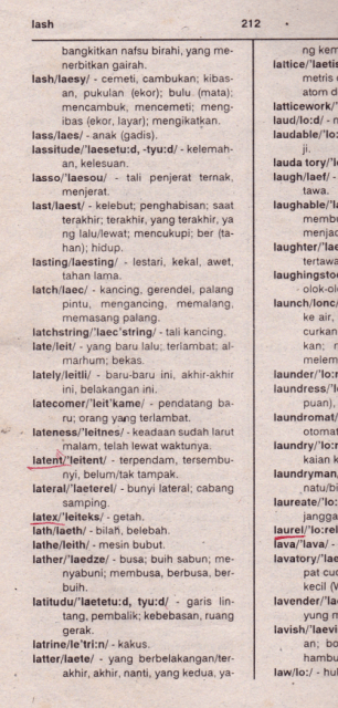Halaman 212, Kamus Bahasa Inggris Tua